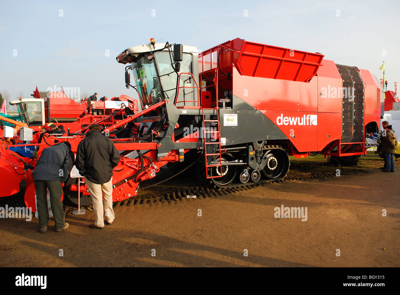Dewulf Farming Machinery . Stock Photo