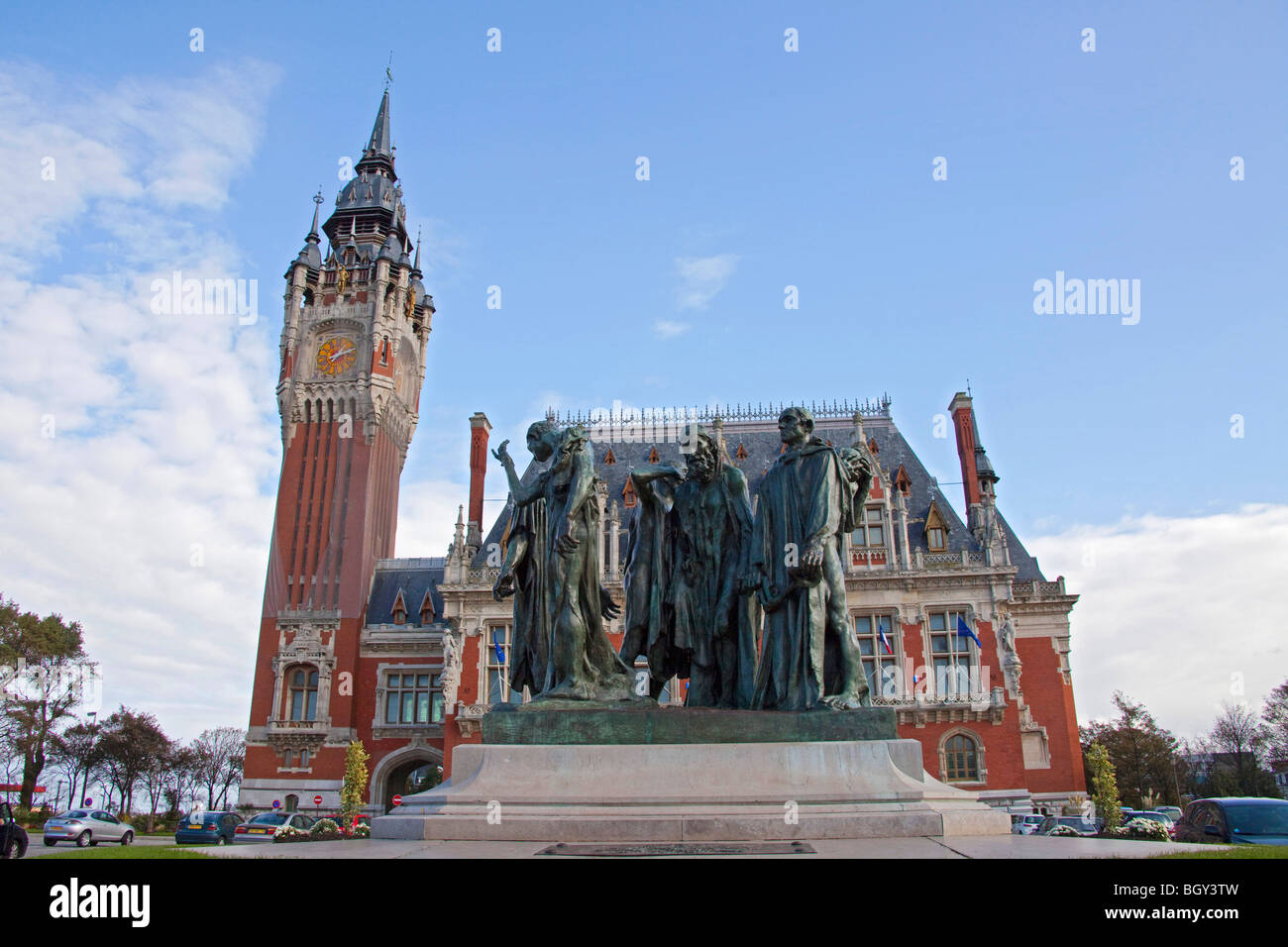 Hotel de Ville in Flemish Renaissance style, with Bourgeois (Burghers ...