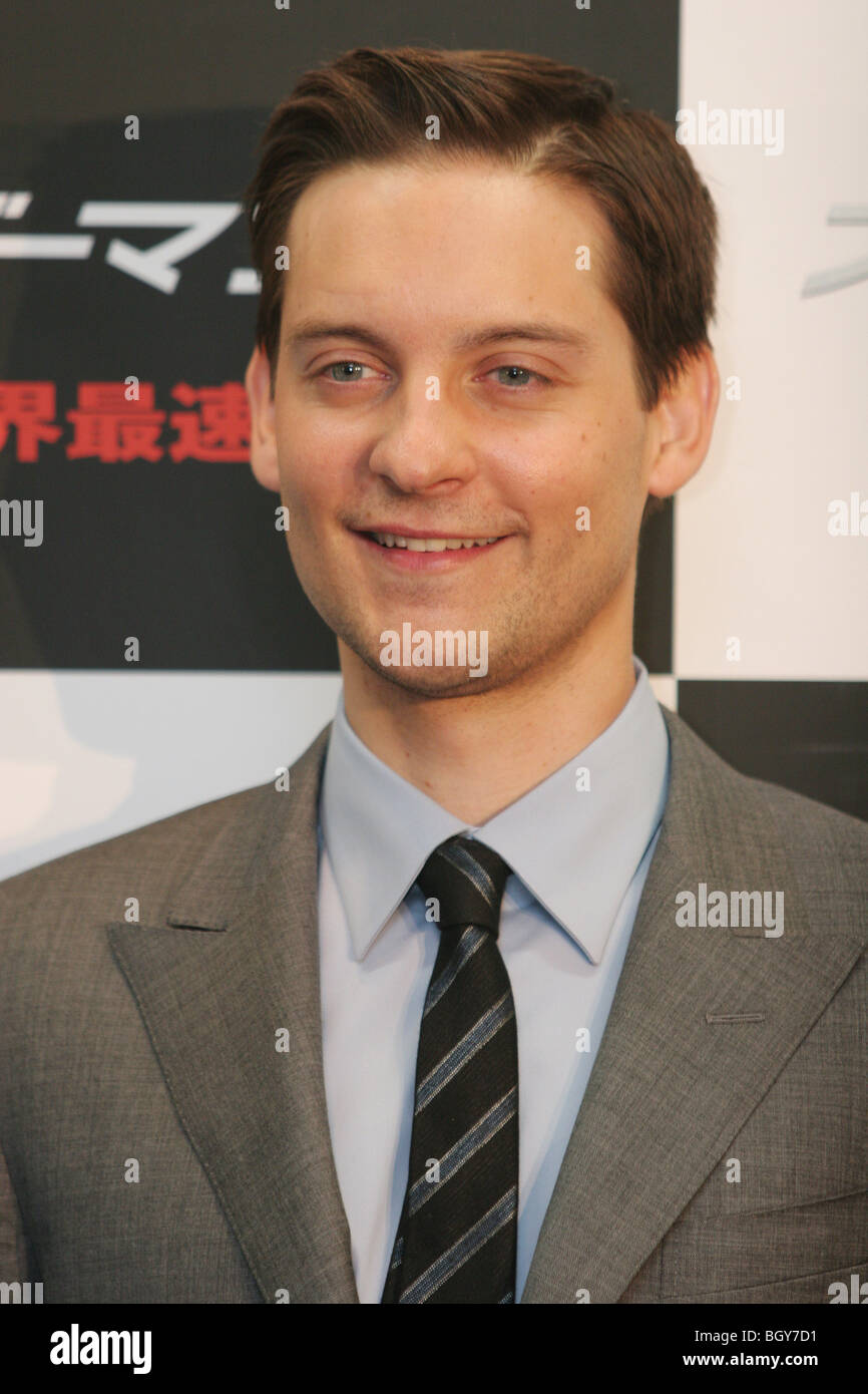 SPIDERMAN 3' WORLD PREMIERE, TOKYO, JAPAN, Apr. Monday 16th 2007. actor  Tobey Maguire Stock Photo - Alamy