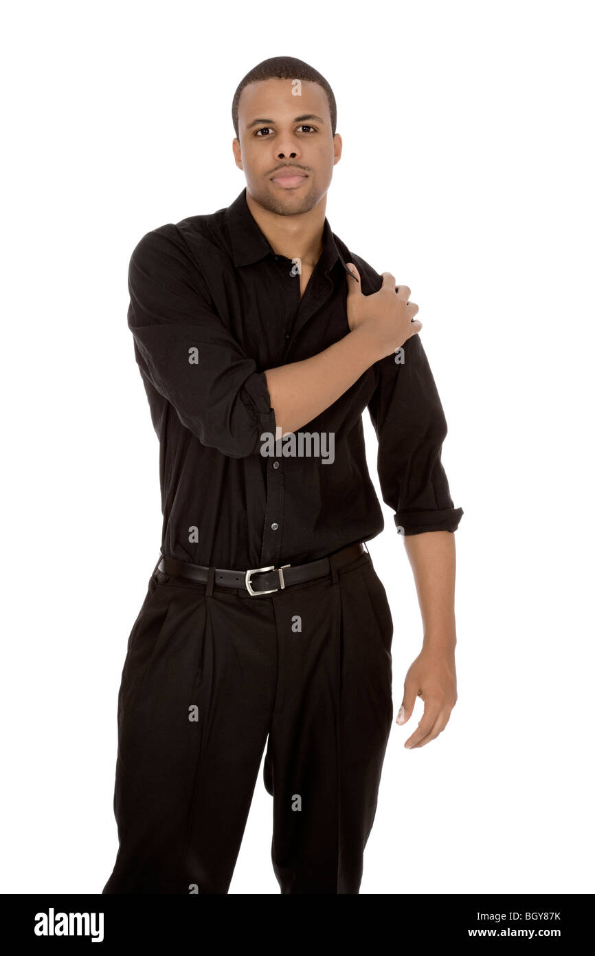 Face african american man standing hi-res stock photography and images ...
