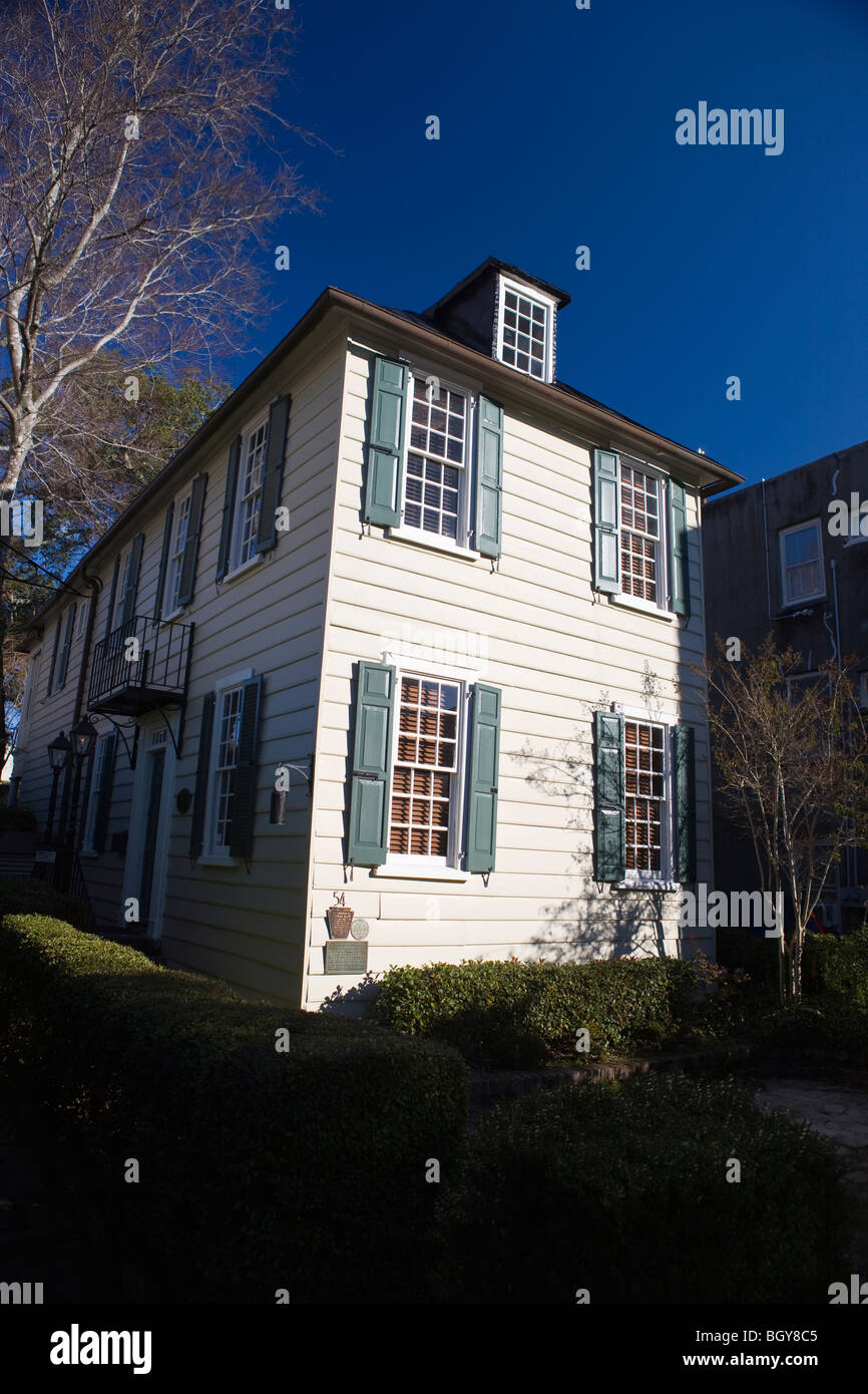Thomas Elfe House, 54 Queen Street, Charleston, South Carolina, United States of America. Stock Photo