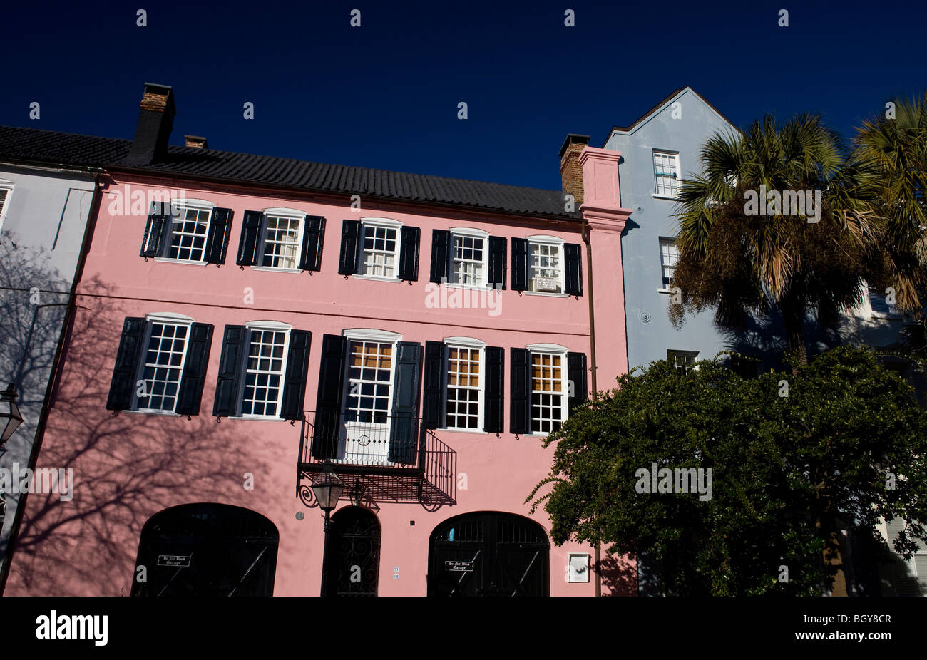 Rainbow row charleston south carolina hires stock photography and