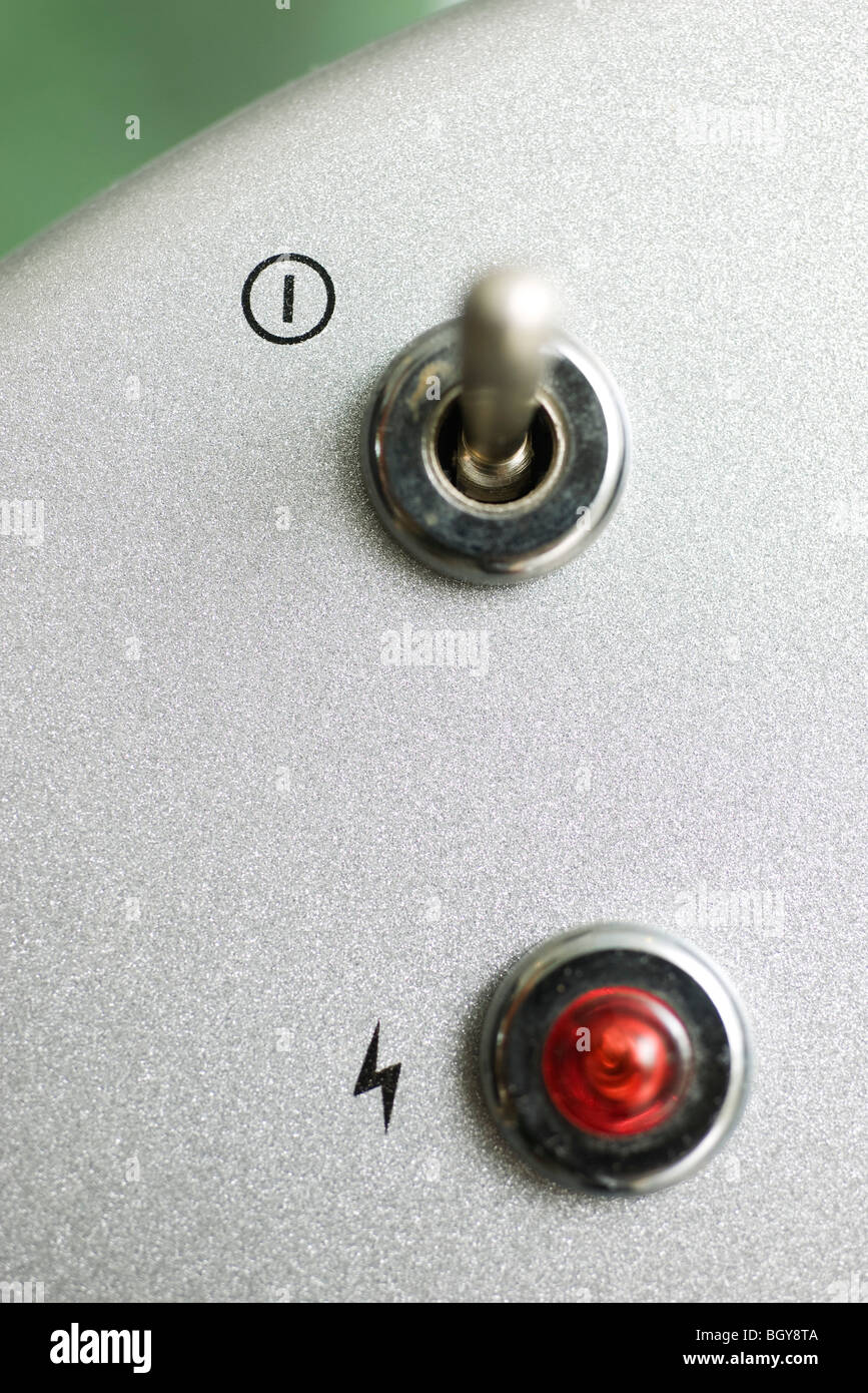 Espresso machine, closeup of control knobs Stock Photo Alamy