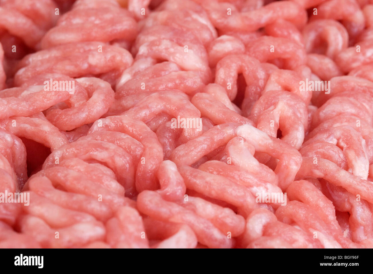 minced meat makro Stock Photo