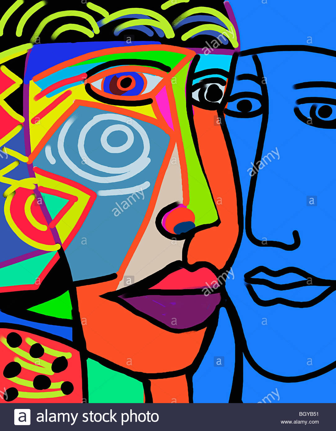 Two Faces Abstract Stock Photos & Two Faces Abstract Stock Images Alamy