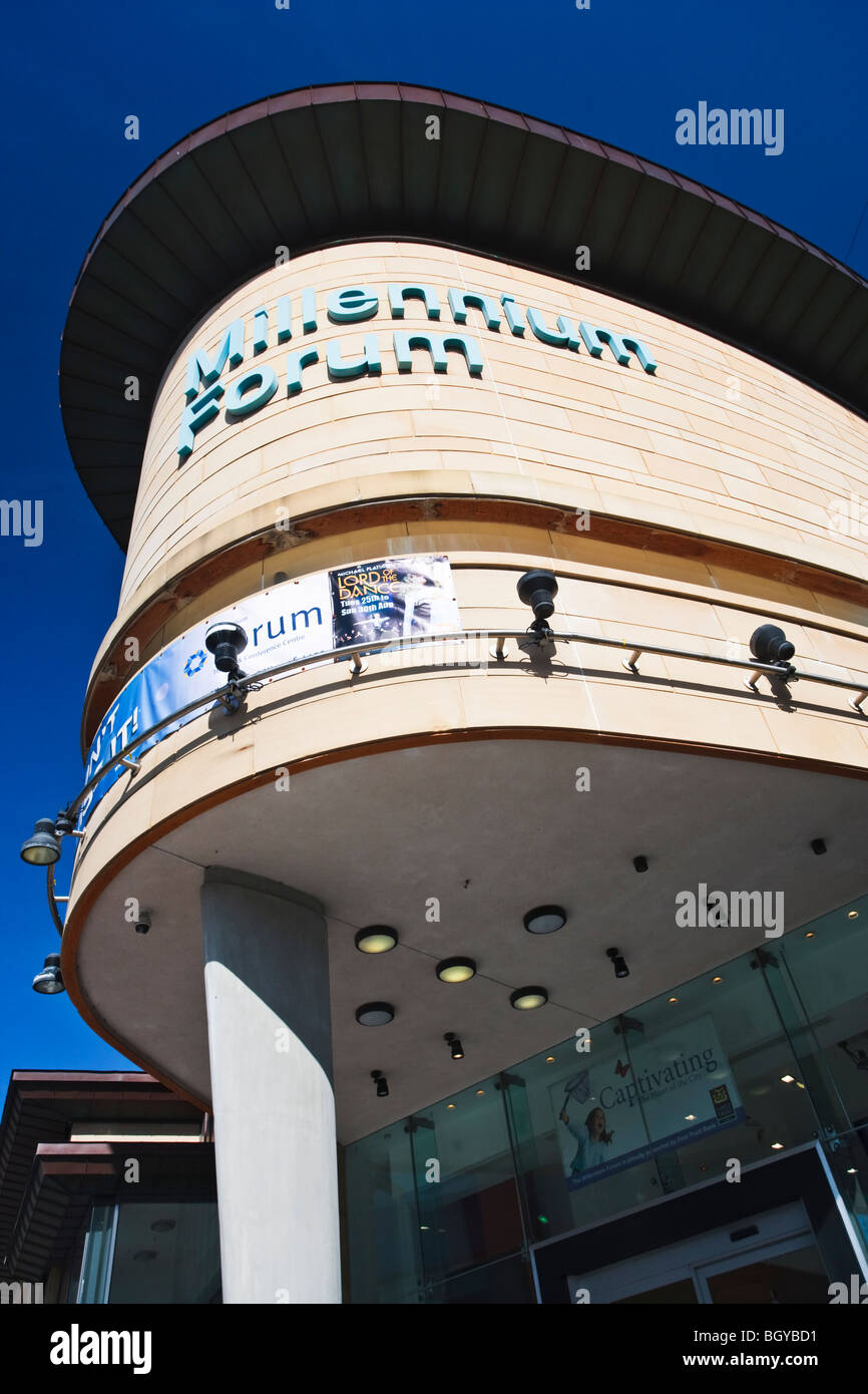 The Millennium Forum, the first purpose-built theatre in Derry, County Londonderry, Northern Ireland Stock Photo