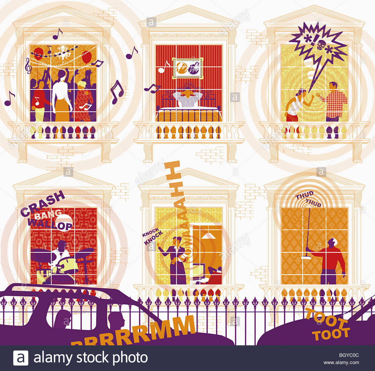 Noisy Neighbour Stock Photos & Noisy Neighbour Stock Images Alamy