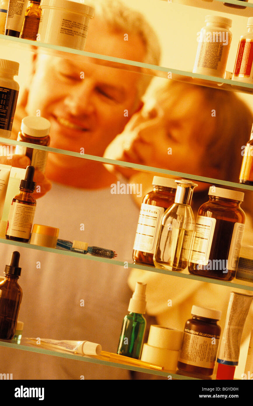 Medicine cabinet Stock Photo
