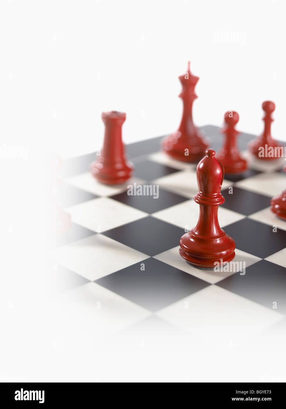 Chess pieces Stock Photo