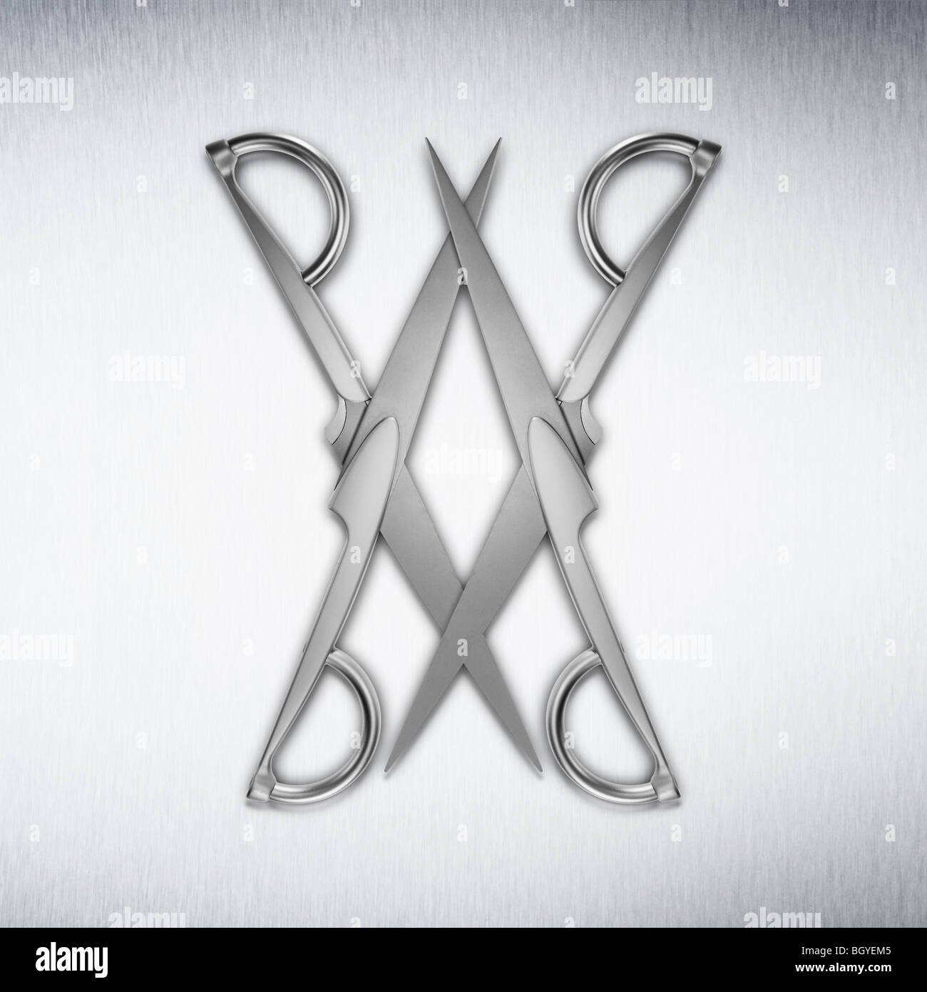 Two pair of scissors hi-res stock photography and images - Alamy