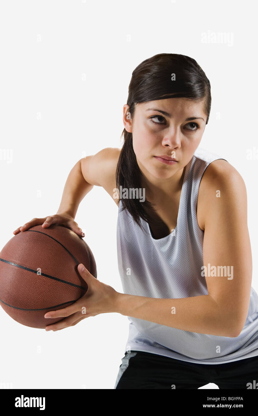 Female basketball player Stock Photo Alamy