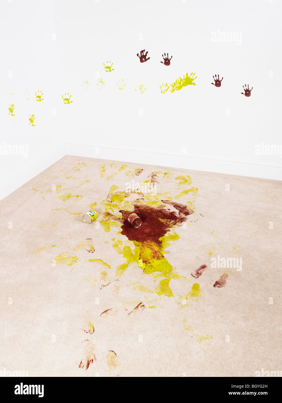 Hand prints paint hi-res stock photography and images - Alamy