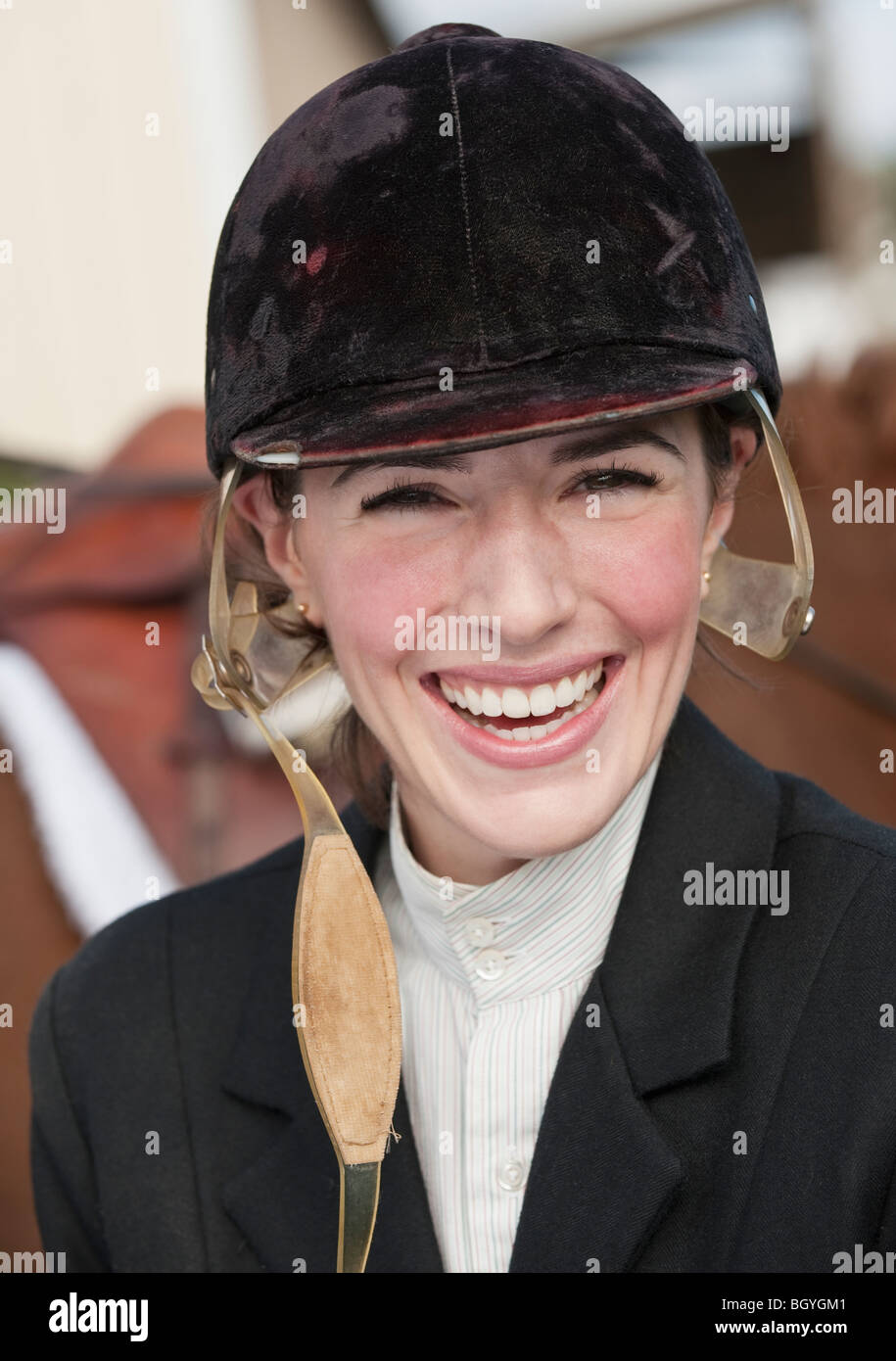 Equestrian rider Stock Photo