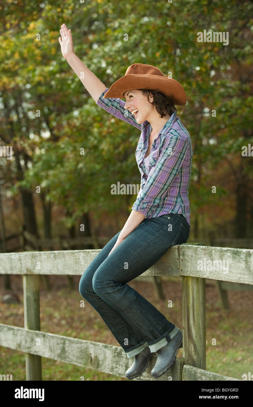 Sit On Fence Stock Photos & Sit On Fence Stock Images Alamy