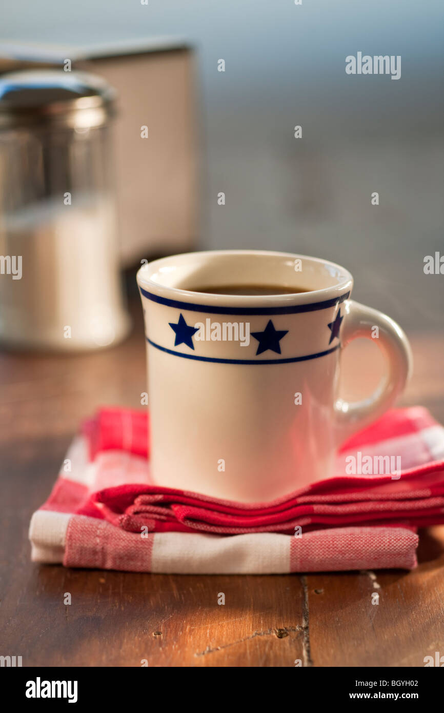 Mug of coffee Stock Photo