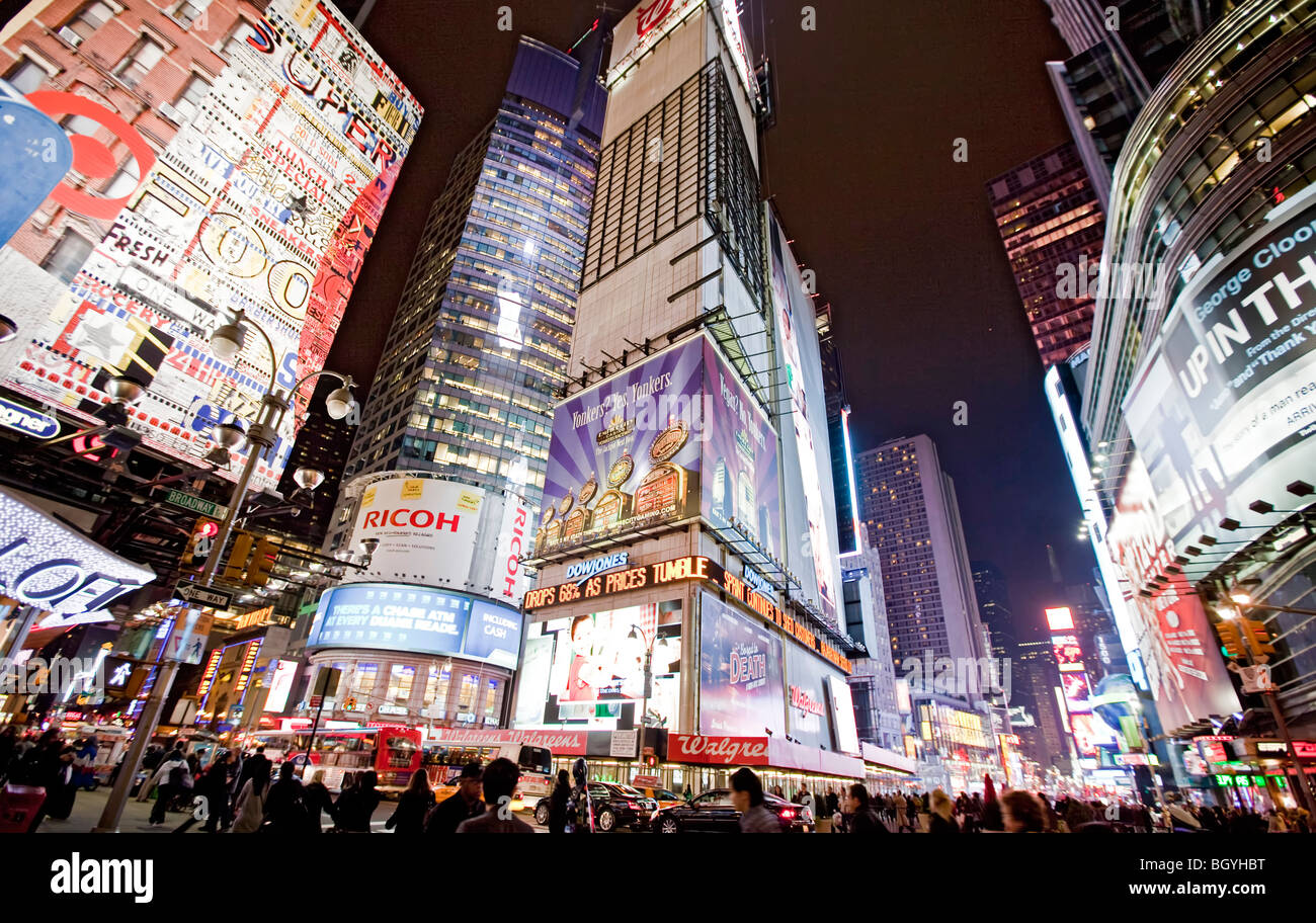 New York - Times Square & Broadway Stock Photo