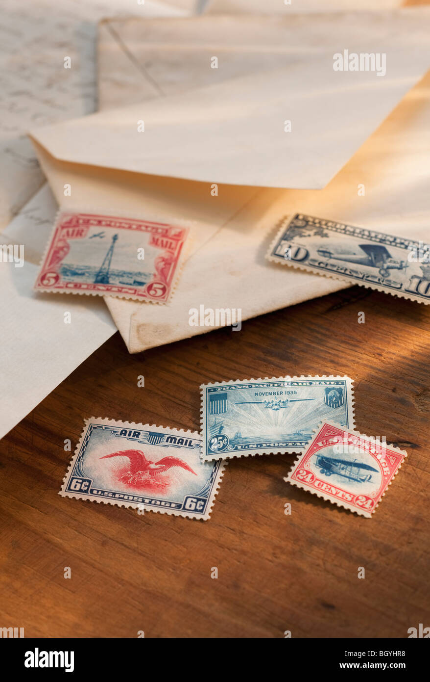 Antique stamps Stock Photo Alamy