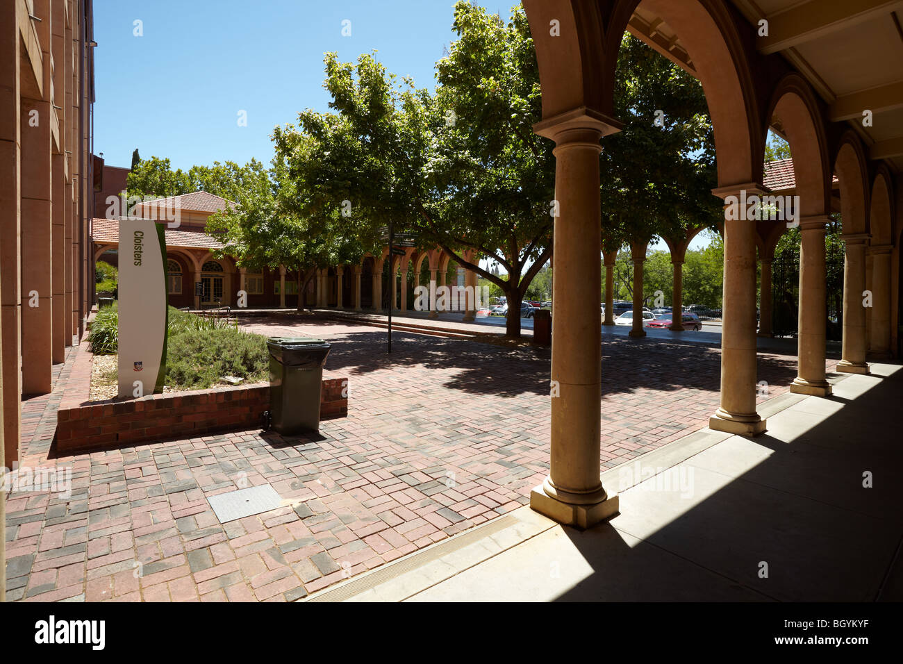 University of Adelaide cloisters, SA, Australia Stock Photo