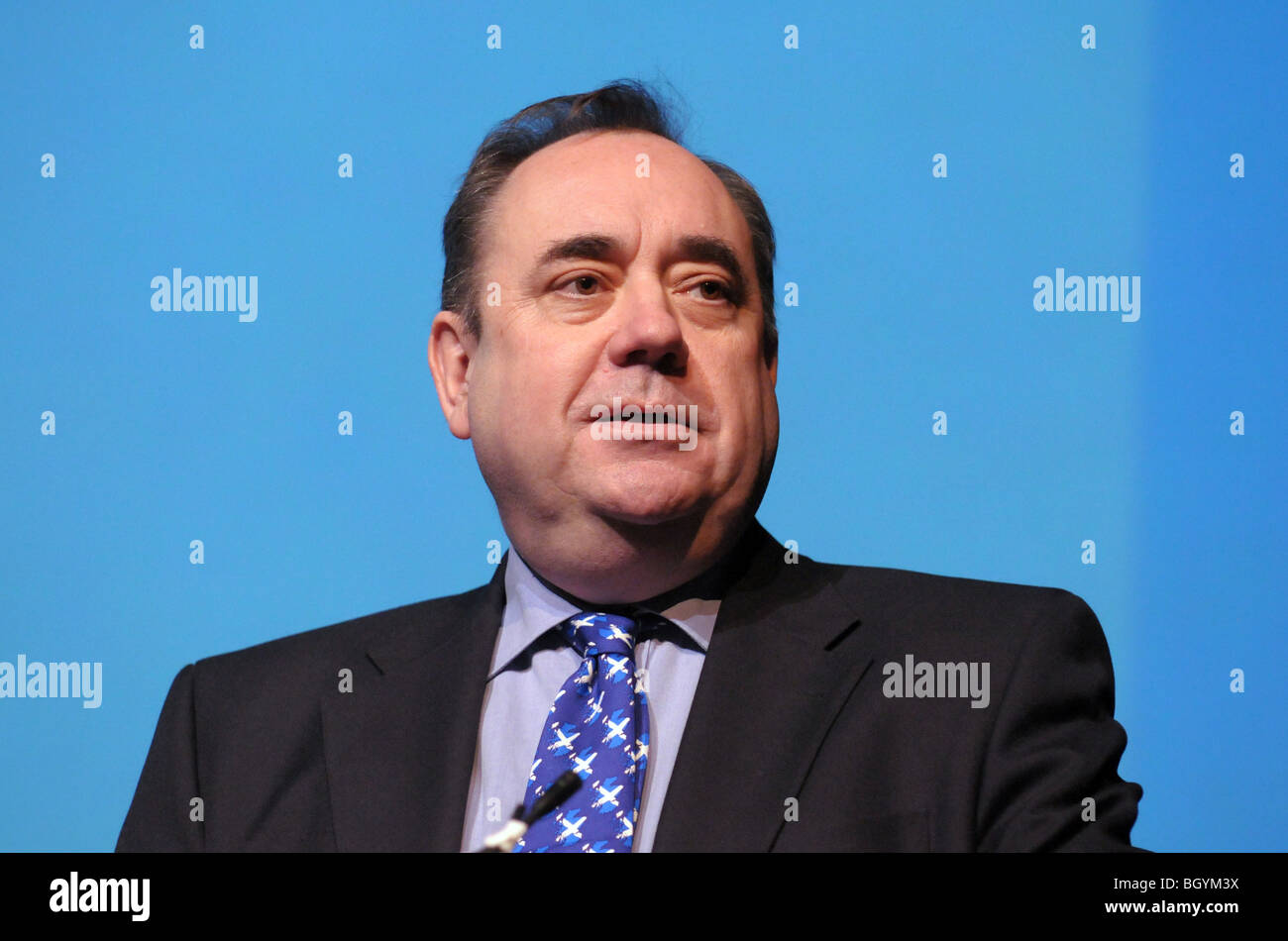 Alex Salmond, First Minister of Scotland Stock Photo