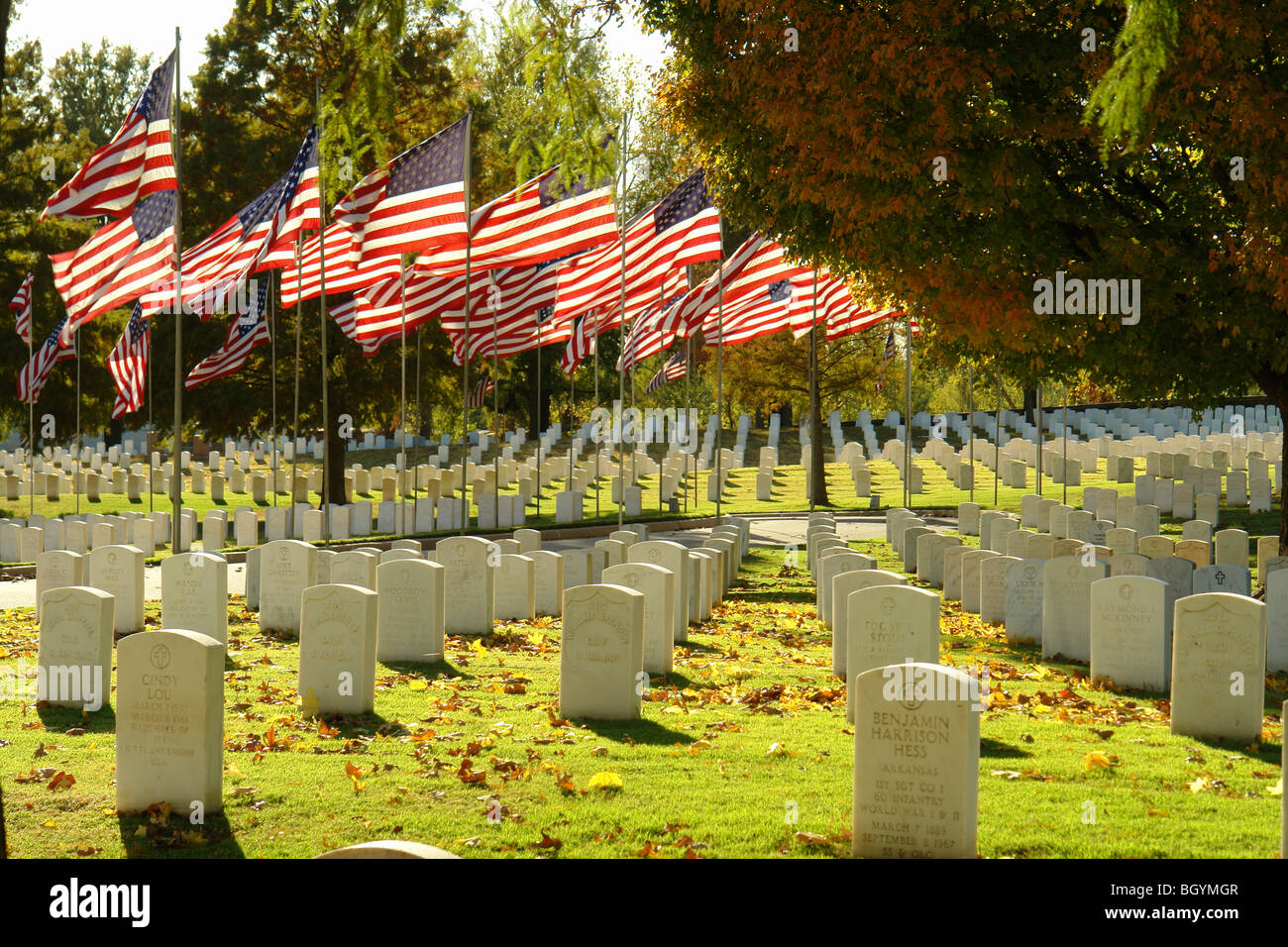 Fort Smith, AR, Arkansas, Fort Smith National Cemetery Stock Photo Alamy