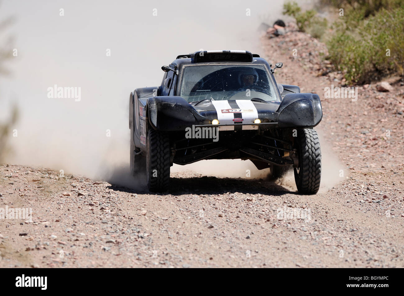 A 4x4 Vehicle in the Rally DAKAR Argentina - Chile 2010 Stock Photo - Alamy