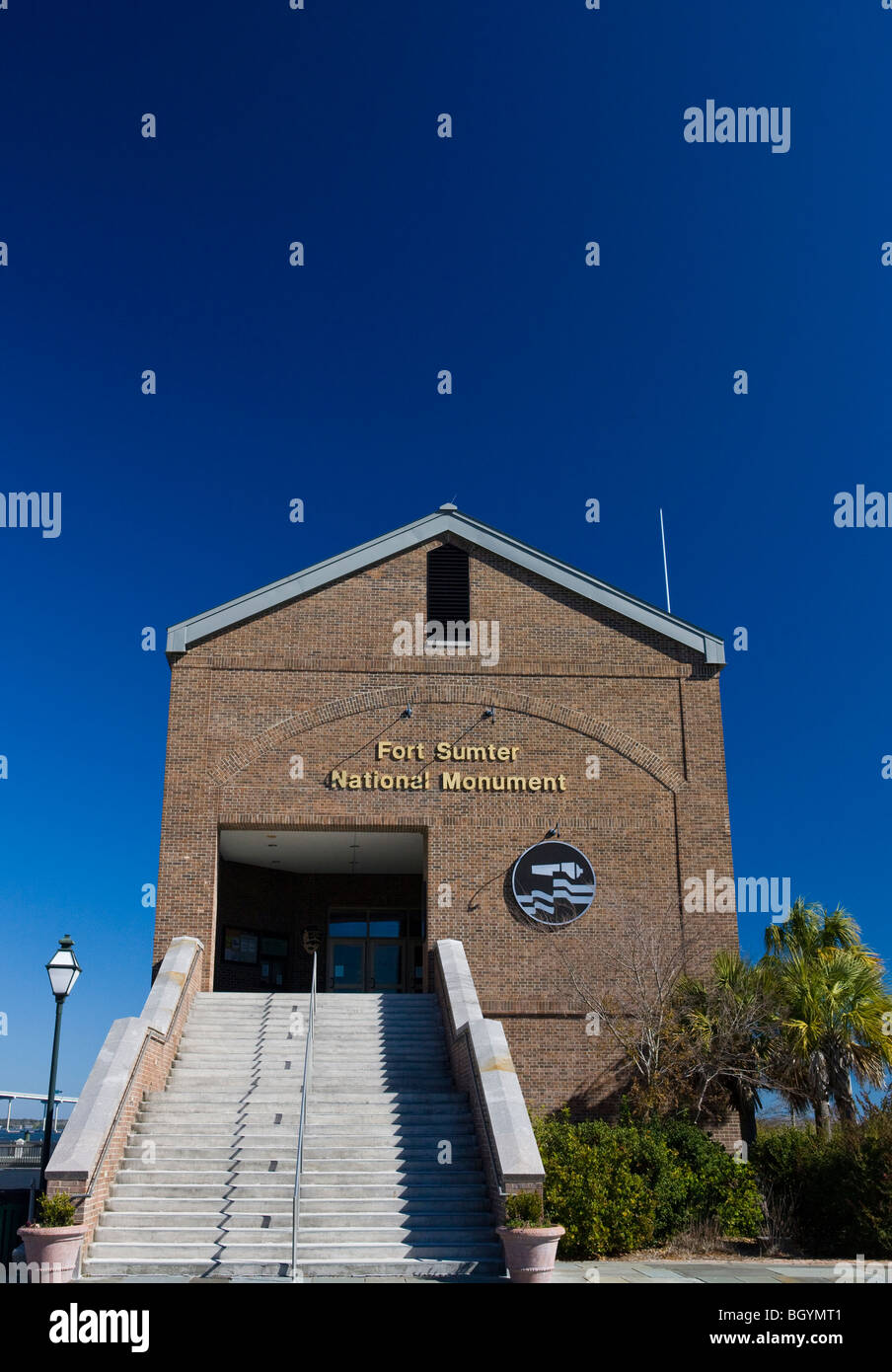Fort Sumter National Monument visitor's center, Charleston, South Carolina, United States of America. Stock Photo