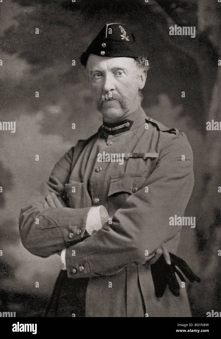 Major-General N.G. Lyttelton, born 1845. British army officer. Stock Photo
