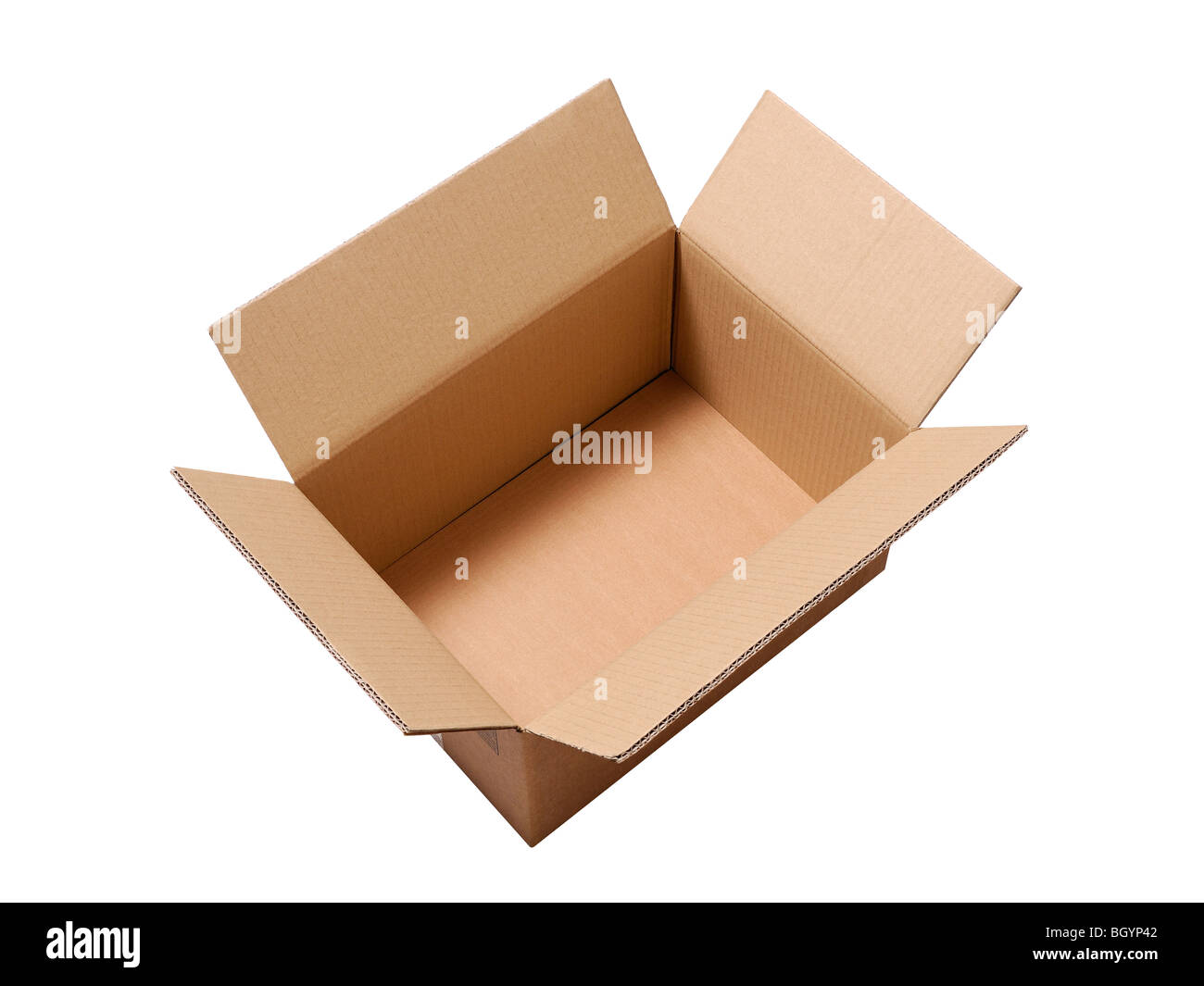 Cardboard Box Stock Photo