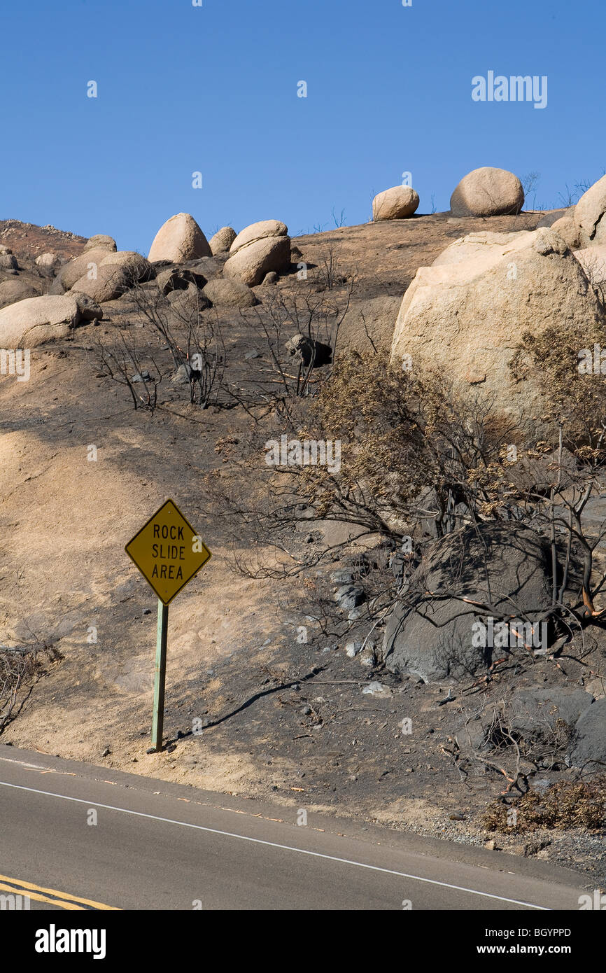 California wildfire damage courtesy USGS Stock Photo