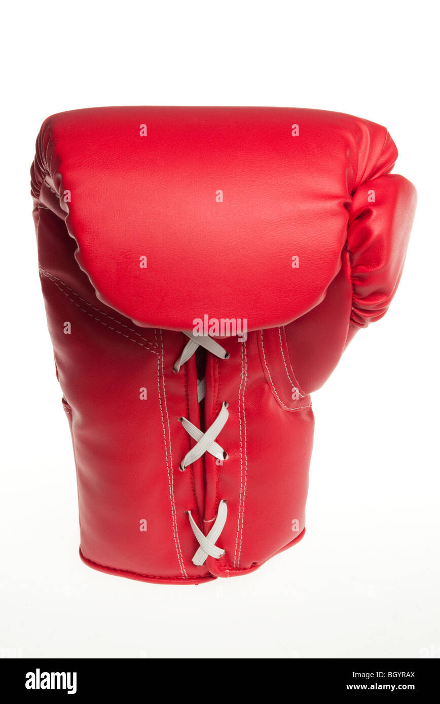 red boxing glove Stock Photo Alamy