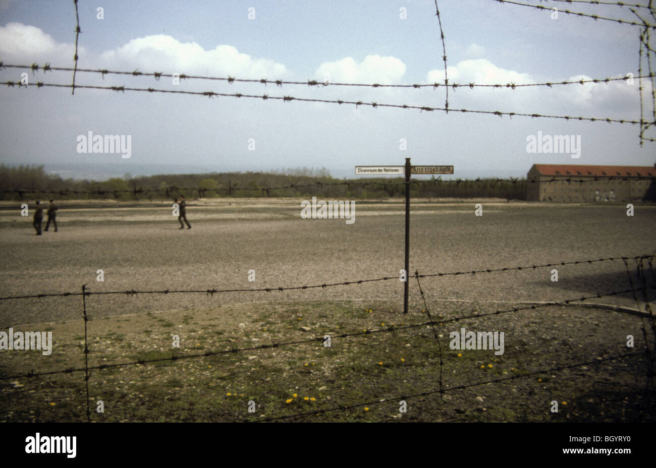 Buchenwald, a former German Nazi concentration camp, in May 1991 Stock Photo