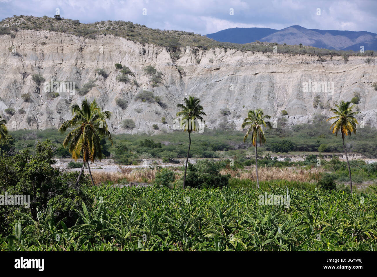 Landscape, southwest Dominican Republic Stock Photo