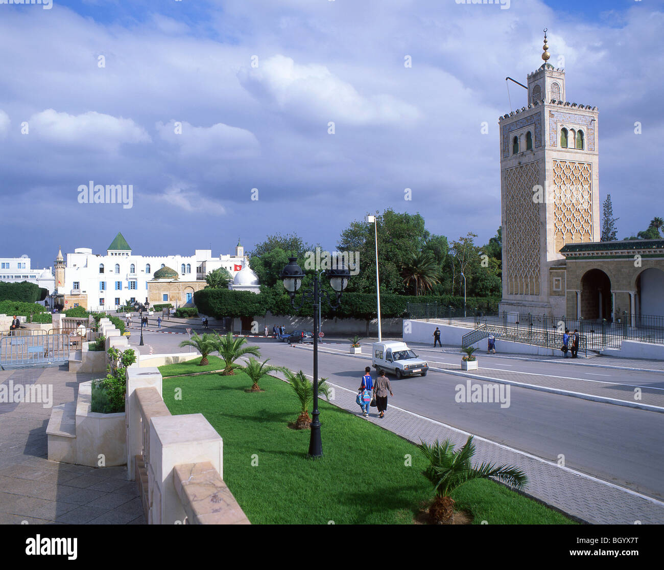 Entrance to Medina, Tunis, Tunis Governorate, Tunisia Stock Photo