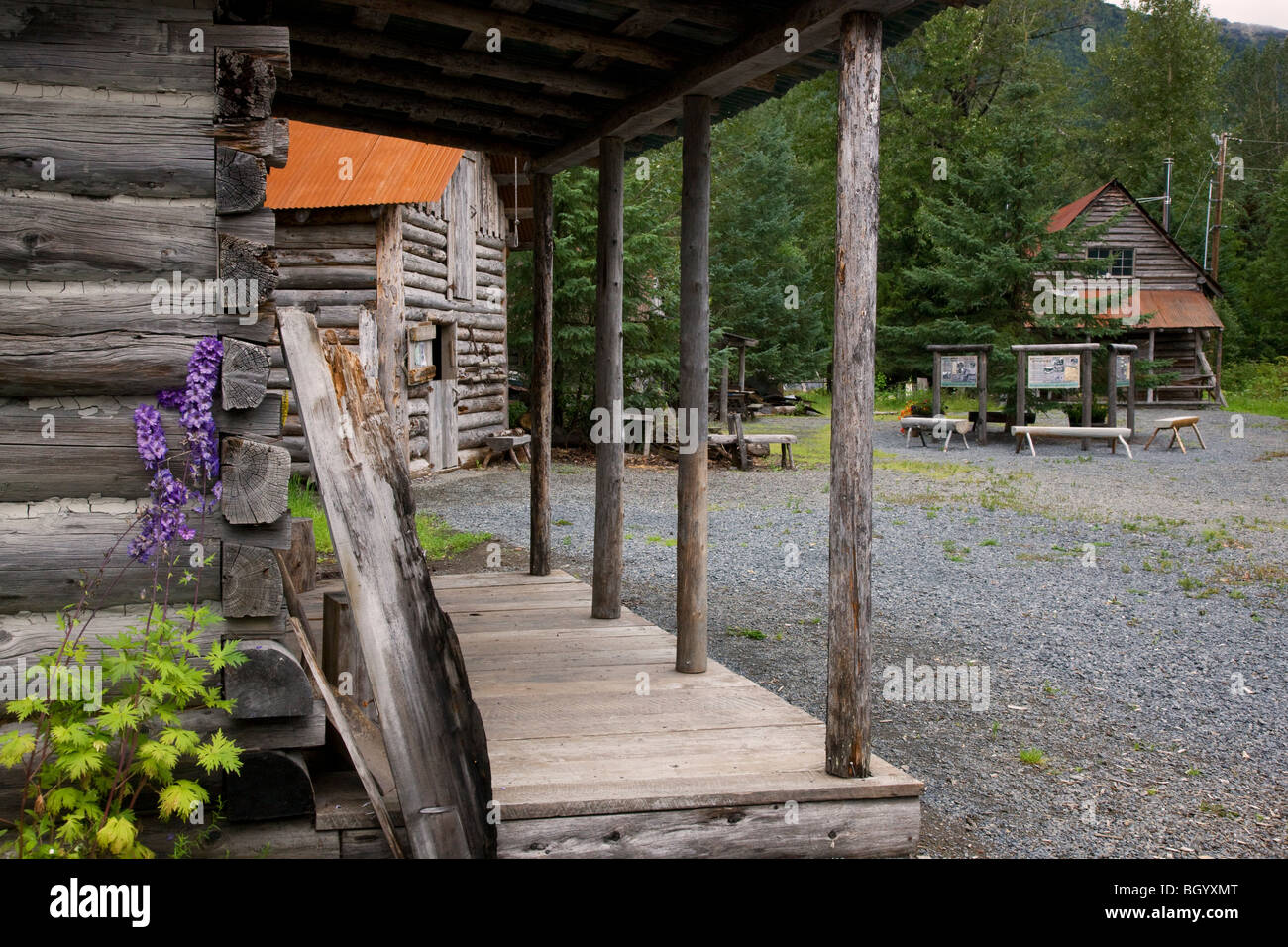 The Historic Museum, Hope, Alaska Stock Photo Alamy