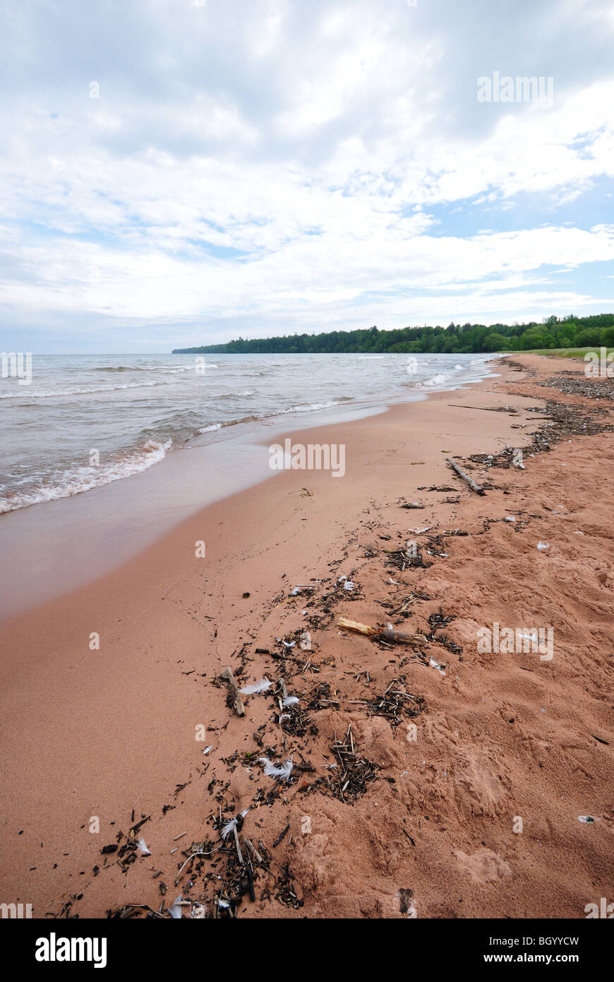 Cornucopia Wisconsin Lake Superior beach Stock Photo - Alamy