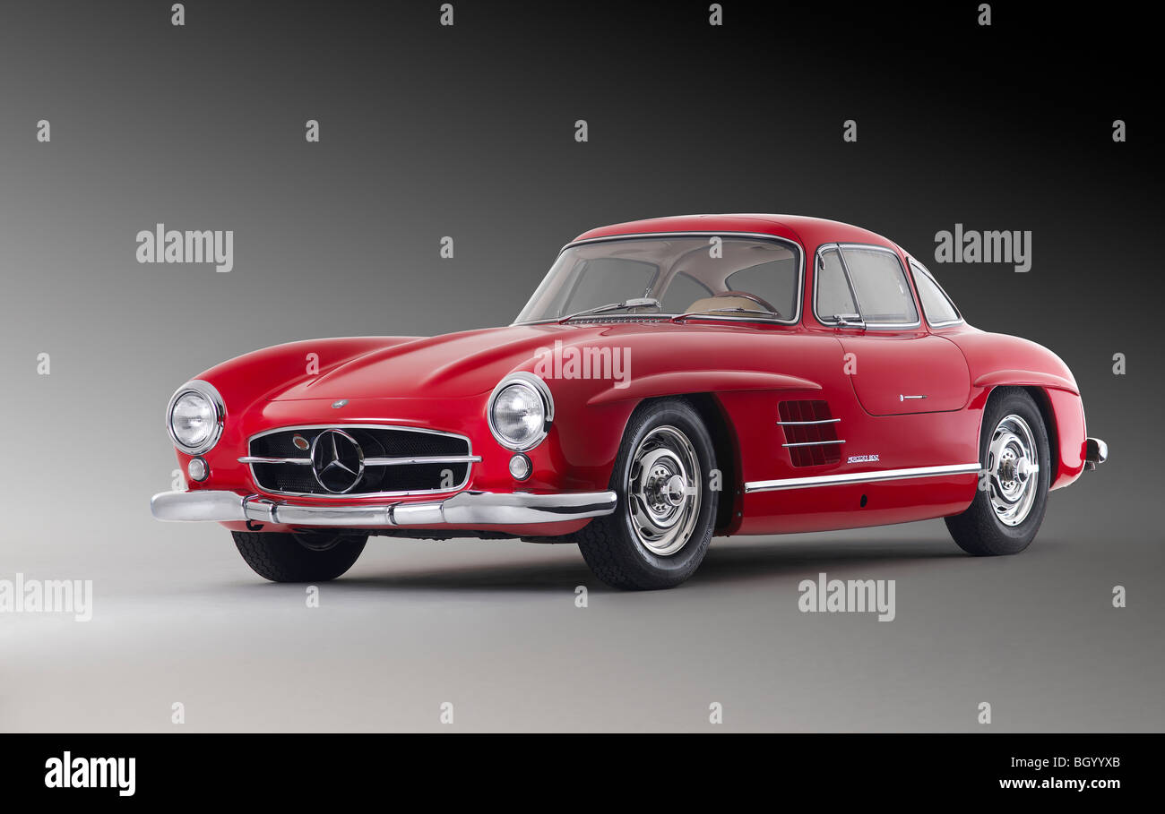 1955 Mrecedes 500SL Gullwing Stock Photo