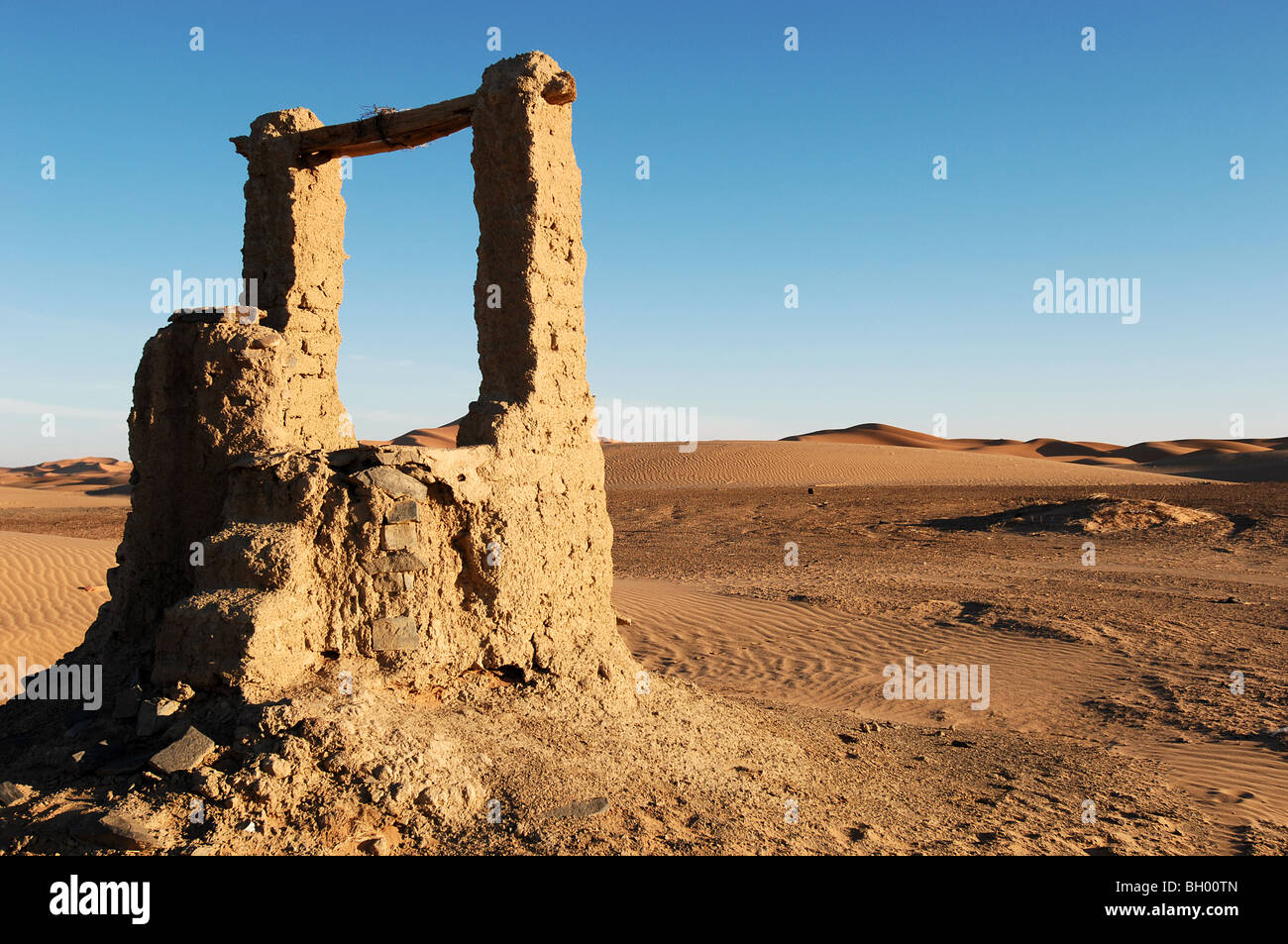 Old well in Sahara Desert in Morocco Stock Photo Alamy