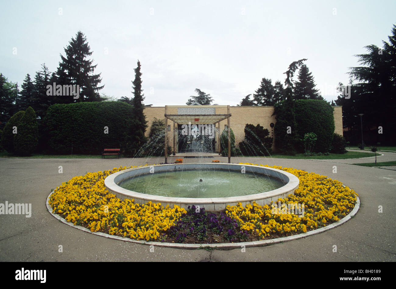 Entrance to the memorial of Josip Broz Tito, House of Flowers, Belgrade, Serbia, Balkans Stock Photo