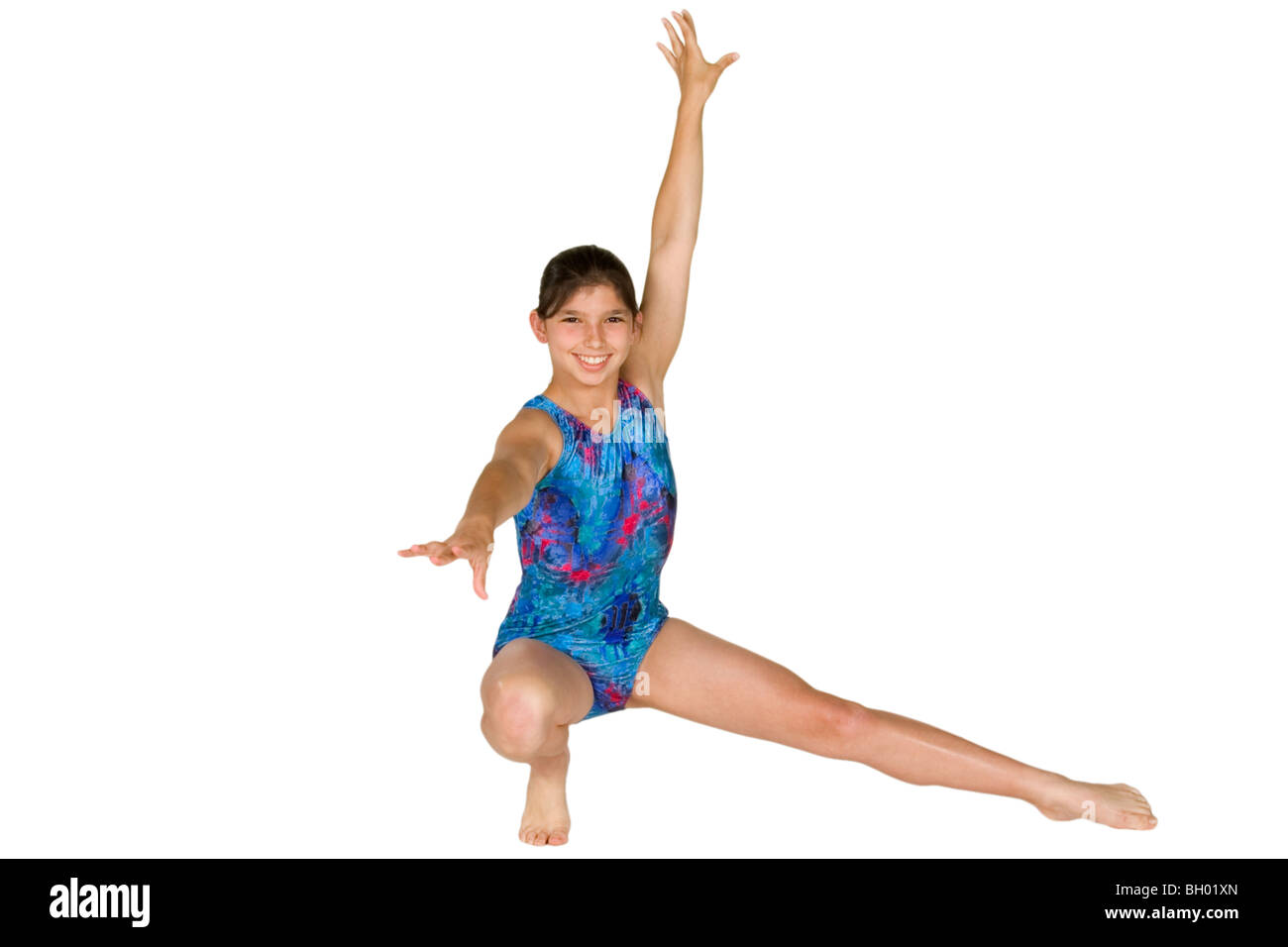 picture Gymnastics Poses For Kids https www alamy com stock photo cute caucasian child in gymnastic poses 27661053 html