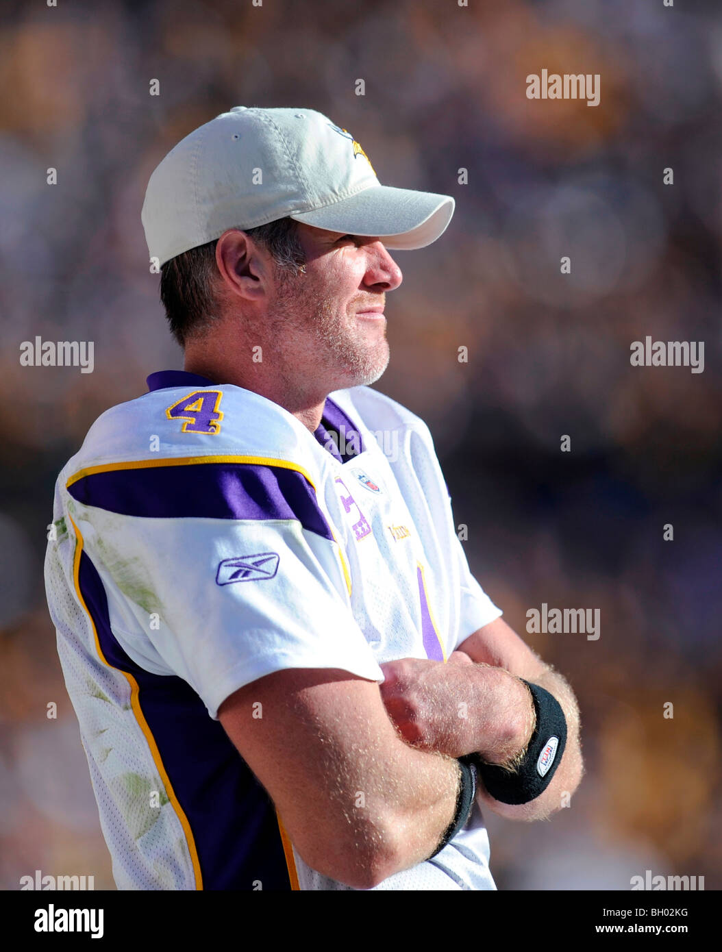 Brett Favre #4 of the Minnesota Vikings 