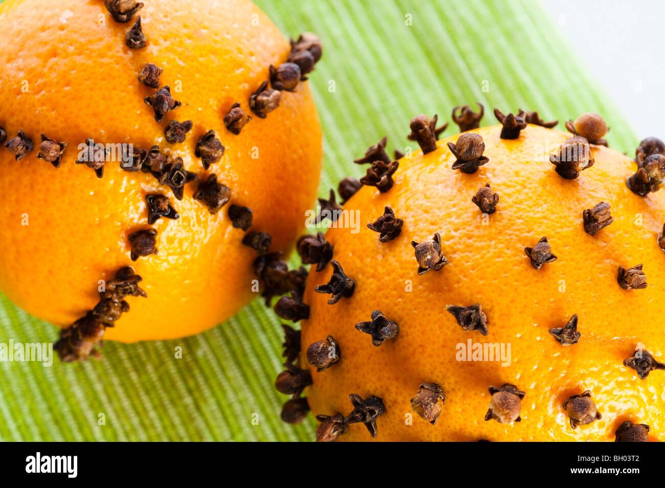 Oranges studded with cloves Stock Photo Alamy