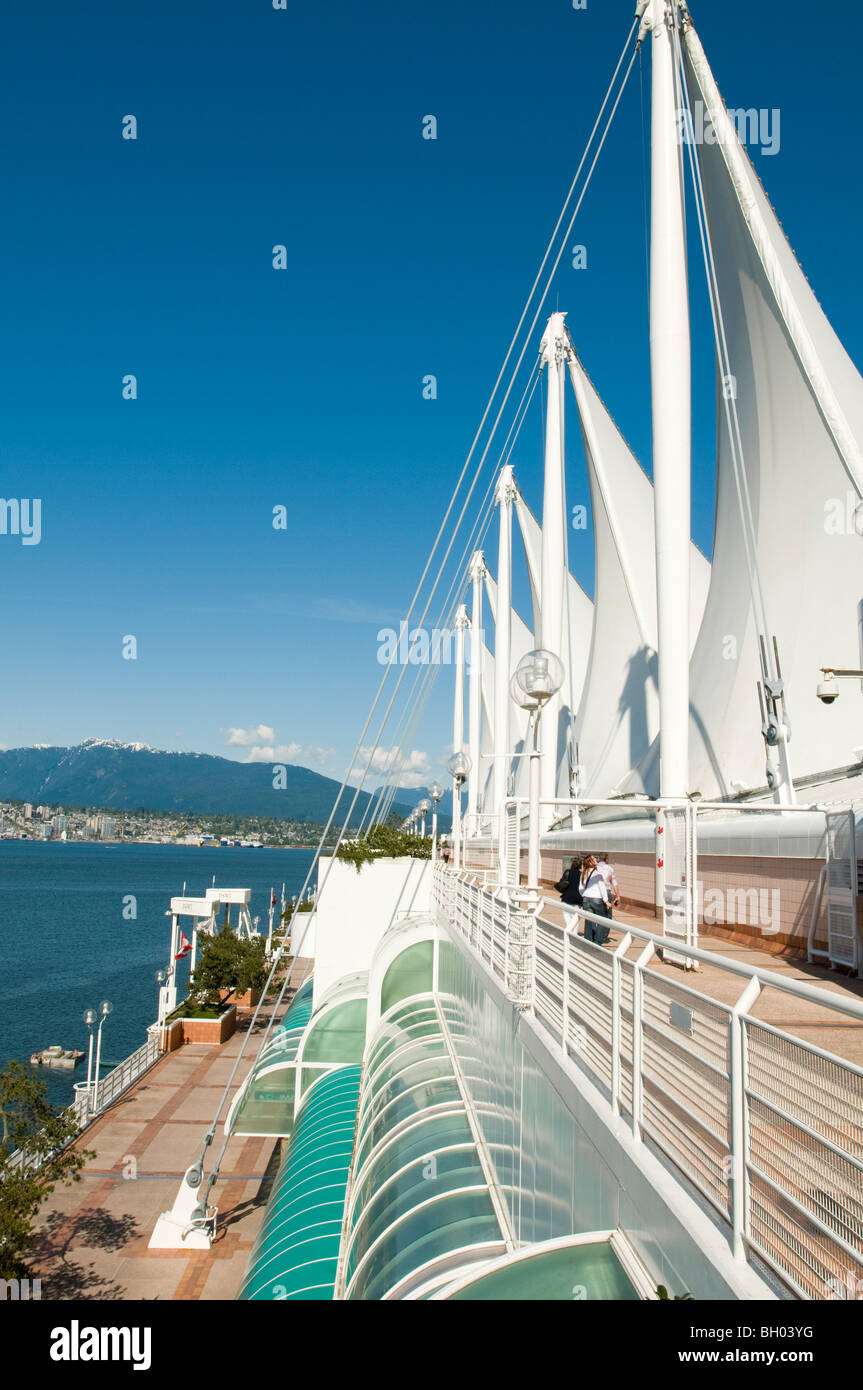 Canada Place cruise ship terminal, Vancouver, Canada Stock Photo