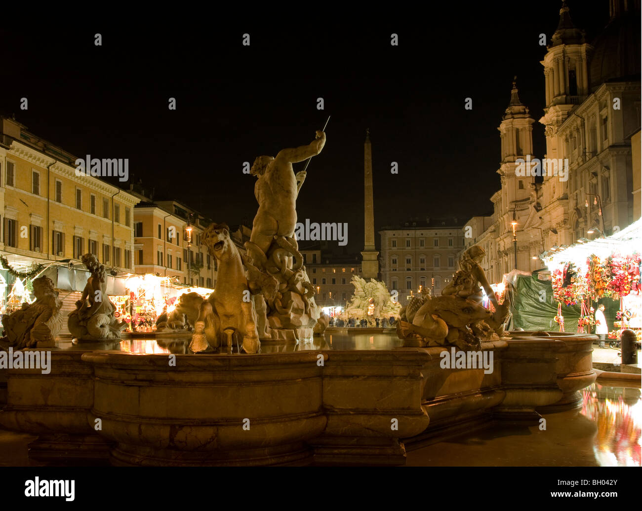 Italy Rome La Befana Piazza Navona Stock Photo - Alamy