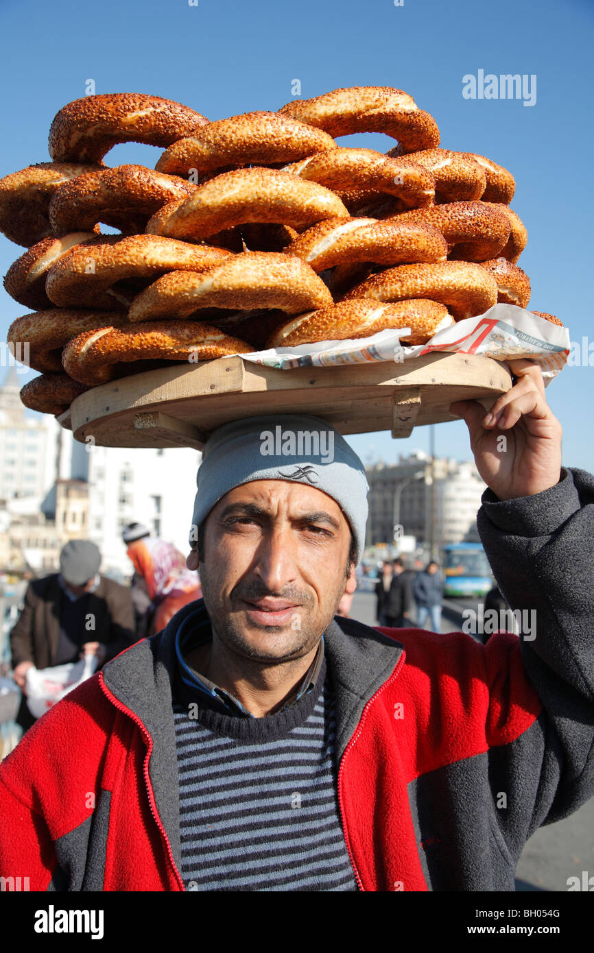 Street vendor, Istanbul, Turkey Stock Photo