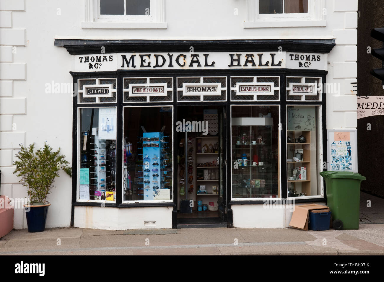 The Pharmacy, Glandovey Terrace Stock Photo Alamy