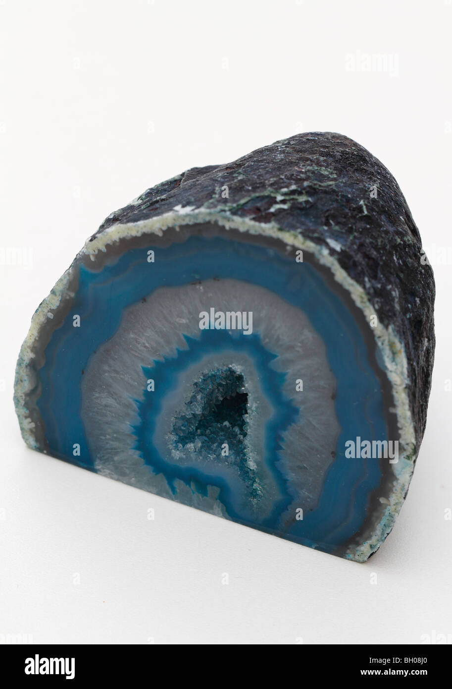 Natural Rough Bluish Green Dioptase and Quartz Matrix Gemstone (semi