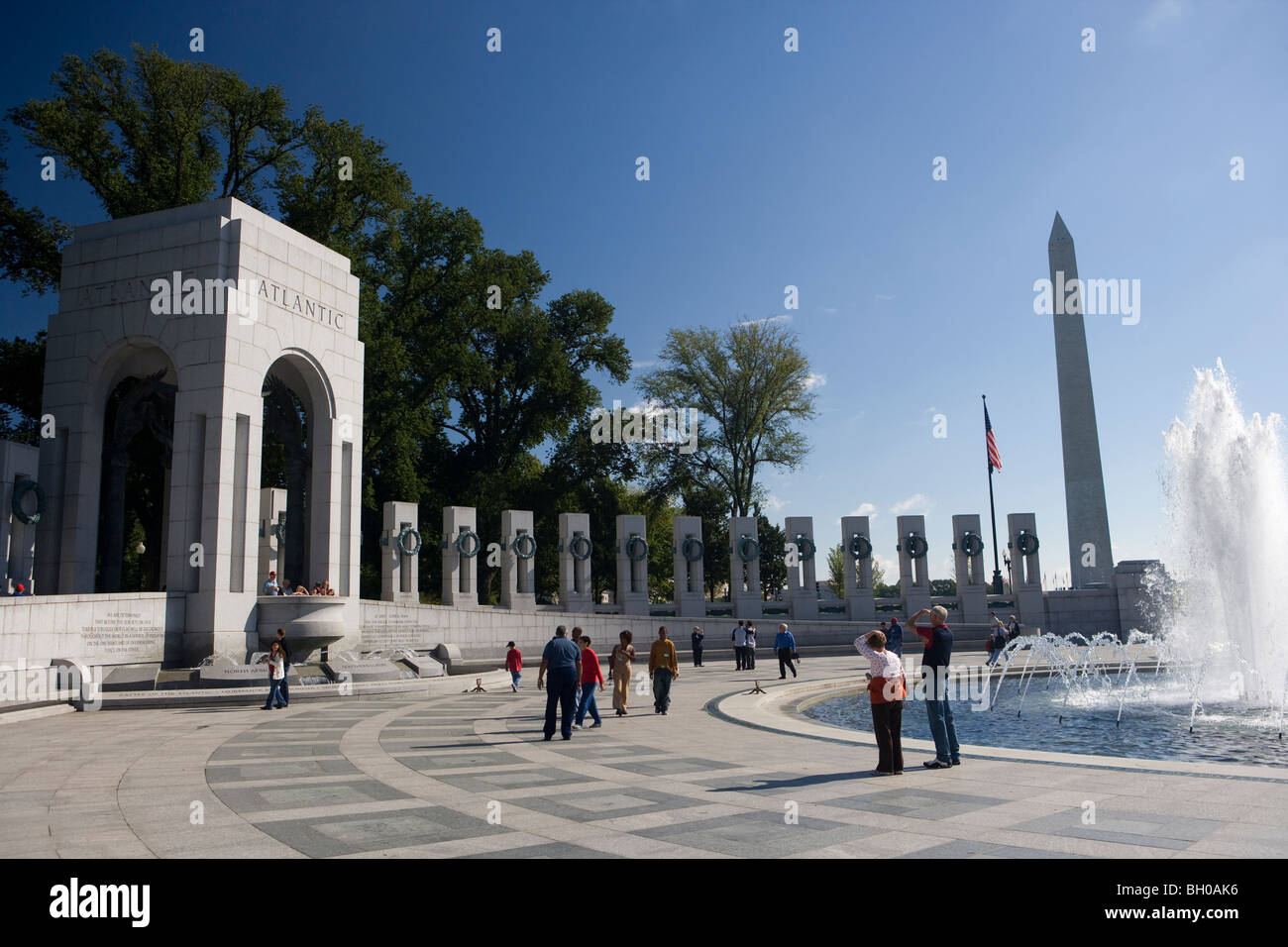 National World War II Memorial, Washington DC, USA Stock Photo - Alamy