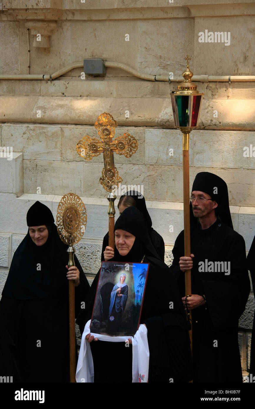 Israel, Jerusalem, The Feast Of Mary Magdalene At The Russian Orthodox 