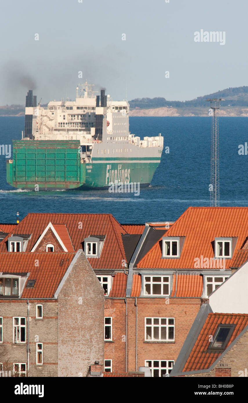 Port of Aarhus Stock Photo - Alamy