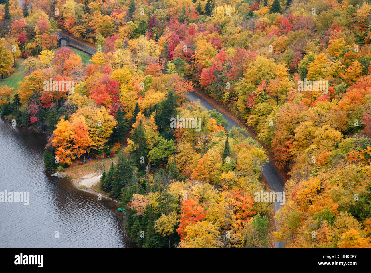 Dixville Notch State Park during the autumn months in Dixville, New